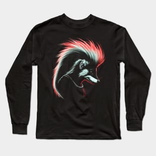 Mullet Skunk Long Sleeve T-Shirt